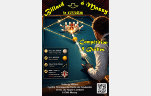 Compétition de Billard à 9 Quilles à Massy !